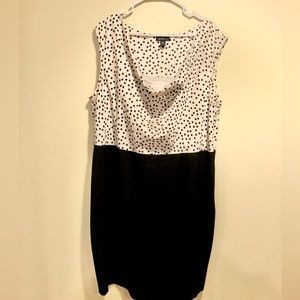 ALYX Women Size 22 business dress polka dot top and black skirt